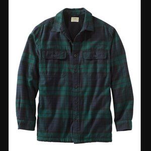 L.L. Bean Fleece Lined Flannel Shirt
